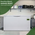 thumbnail image 3 of Hamilton Beach 14 Cu Ft Chest Freezer, White Double Door Deep Freezer for Garage, Basement, Business, Bulk Storage, 3 of 30
