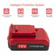 thumbnail image 2 of ADVTRONICS 2 Packs 18V Lithium PC18BLX Battery and PCXMVC Charger Compatible with Porter Cable 18V Battery PC18B PC18B-2 PC18BL PC18BLX PC18BLEX, 2 of 6