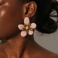 thumbnail image 6 of Vibrant Floral Acrylic Studs Earrings Lightweight Hypoallergenically Jewelry Gift for Women, 6 of 16