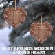 thumbnail image 4 of Nuevo adorno navideño colgante de amor de madera regalos para amigos y familiares Wmkox8yii gf6541, 4 of 9