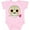 AD-Pink, variant on Inktastic DÃa De Los Muertos Skull with Flower Boys or Girls Baby Bodysuit