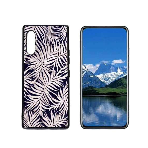 Compatible with LG Velvet 5G Phone Case, Exotic-Leaves-52 Case Men Women, Flexible Silicone Shockproof Case for LG Velvet 5G
