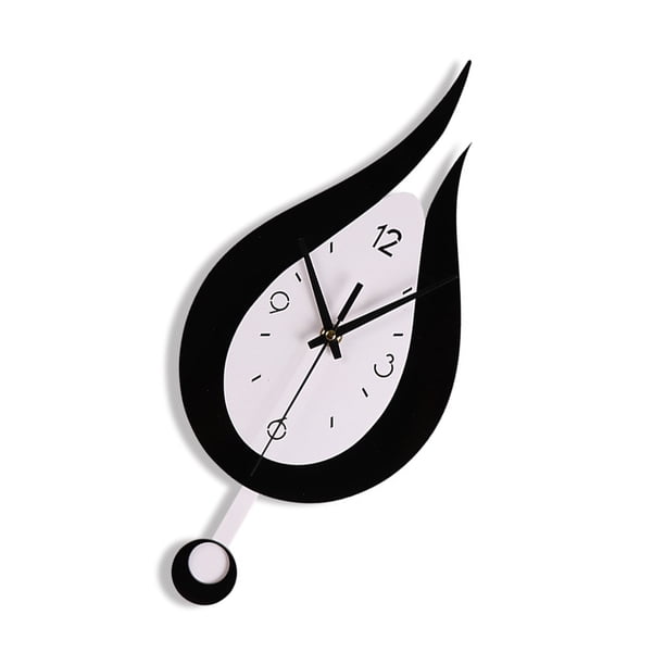 Advancent Reloj columpio para el hogar, colgante para interiores para sala de estar, artesanía en forma de gota de agua, Relojes de pared, decoración Decoración del hogar Advancent HA009260-00B