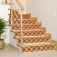 thumbnail image 4 of Mi Alma Vinyl Backsplash Decor - Orange Spanish Peel & Stick Tiles 6x6, 4 of 10