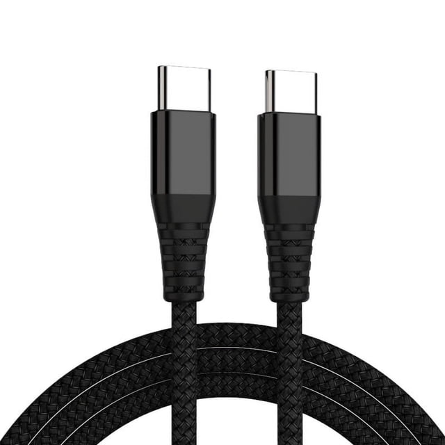 Cable de datos de doble cabezal C a C adecuado para cargar computadoras, discos duros móviles