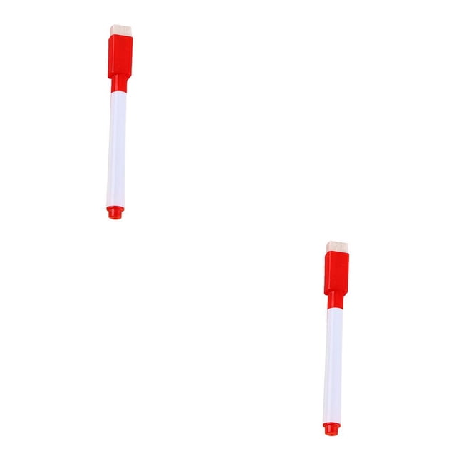 Methold Portable Blackboard Marking Drawing Painting Pen Eraser Chalkboard School Erasable Markers with Office Anti-smudge Pencil Type2 NO2