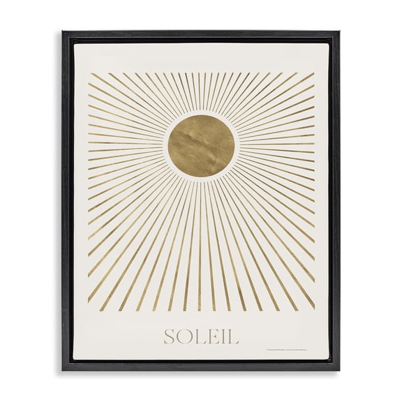 Stupell Industries Mid-Century Black Floating Frame Canvas Art, 17 x 21, by Reinders