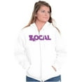 thumbnail image 3 of Louisiana Local Home State Pride Zip Up Hoodie Men's Women's Brisco Brands M, 3 of 6