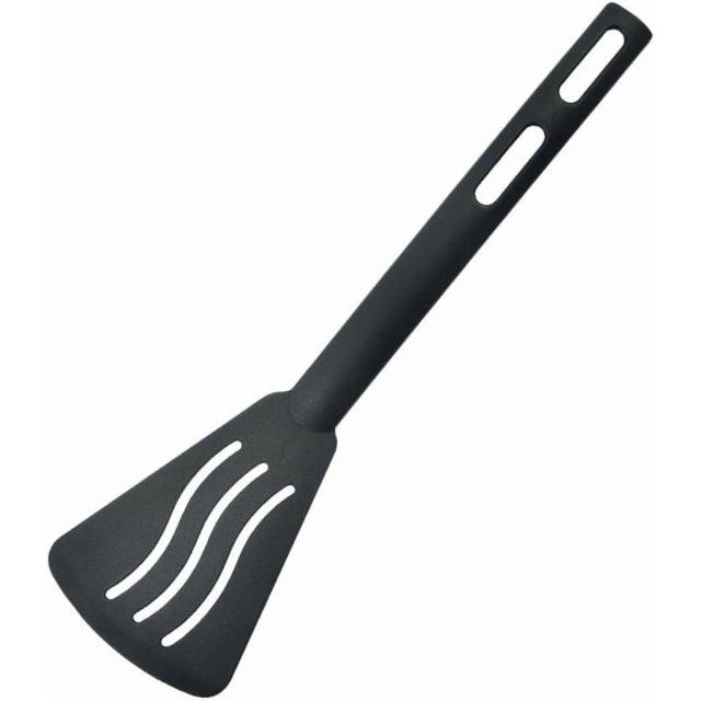 1-Piece Kitchen Gadget: Kitchen Utensil Set with Comfortable Handle — Specialized Nylon Cooking Spatula,Black2