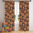 thumbnail image 5 of Blackout Kids Curtains,Classic Halloween Pumpkins Pattern Childrens Insulated Curtains Set Of 2,Bedroom Essentials,Toddler Room Decor 42"x84", 5 of 5