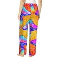 thumbnail image 3 of Junzan Magic Mushrooms Women'S Pajama Pants Drawstring Comfy Sleep Bottoms With Pockets, 3 of 9