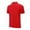 01 Red, variant on Awdenio Mens T-shirt Casual Button Short Sleeve Solid Turndown Pullover T-Shirt Tops Perfect for Spring Summer Workout and Casual Wear