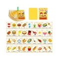 thumbnail image 1 of Xuanheng Food Flash Cards Cognitive Ability Toddlers Flash Cards for Daycare Activity, 1 of 8
