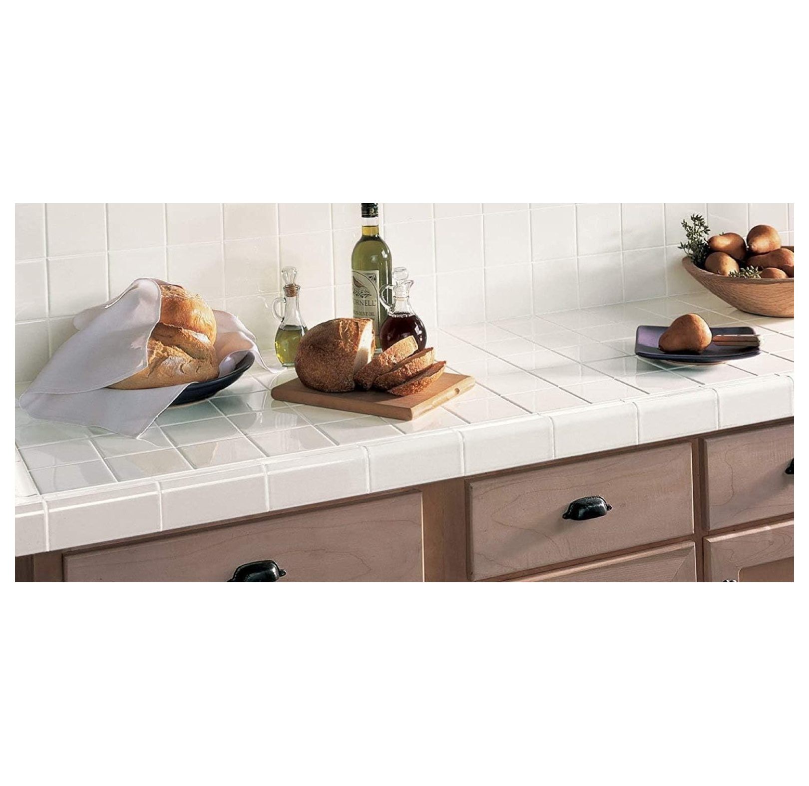 4x4 White Glossy Finish Ceramic Subway Tile Shower Walls Backsplash MADE in USA (12.5SF Full Box 100PCS)