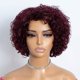 thumbnail image 1 of Peluca Rebecca Fashion 99J de pelo humano corto y rizado, color burdeos, 1 of 8
