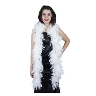 Lightweight White Feather Boa (6', 35 Grams)