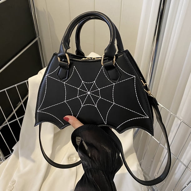 Bolsos con asa superior de ala de murciélago bolso de hombro pequeño para mujer a la moda bolsos de compras para exteriores Hugtrwg Para estrenar
