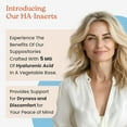 thumbnail image 6 of NewLife Naturals Hyaluronic Acid Vaginal Suppositories – Vaginal Moisturizer Hydration Dryness Support – 12 Inserts - 1 Month Supply USA, 6 of 8