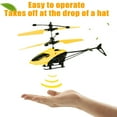 thumbnail image 3 of Mini Rc Helicopter Remote Control Electric Micro Infrared Sensor Aircraft Rc Drone (Yellow), 3 of 5