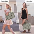 thumbnail image 6 of Large Capacity Tote Bag,Black Daisy Flower Pattern Handbag Fashion Luxury Tote Bag,15.7"x13"x 5.1" Inches,Laptop Compatible, 6 of 6