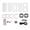 Transparent, variant on Yajisi Bluetooth Speaker DIY Kit Portable Stereo Audio Amplifier 3W with Remote Control Transparent (7.87 inches / 20 cm)