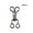 Gun color A, variant on 100Pcs/lot Sewing Hooks and Eyes Closure Bra Hooks Metal Eyes Closure Clothing Fasteners Sewing Snaps Hooks and Eyes Set