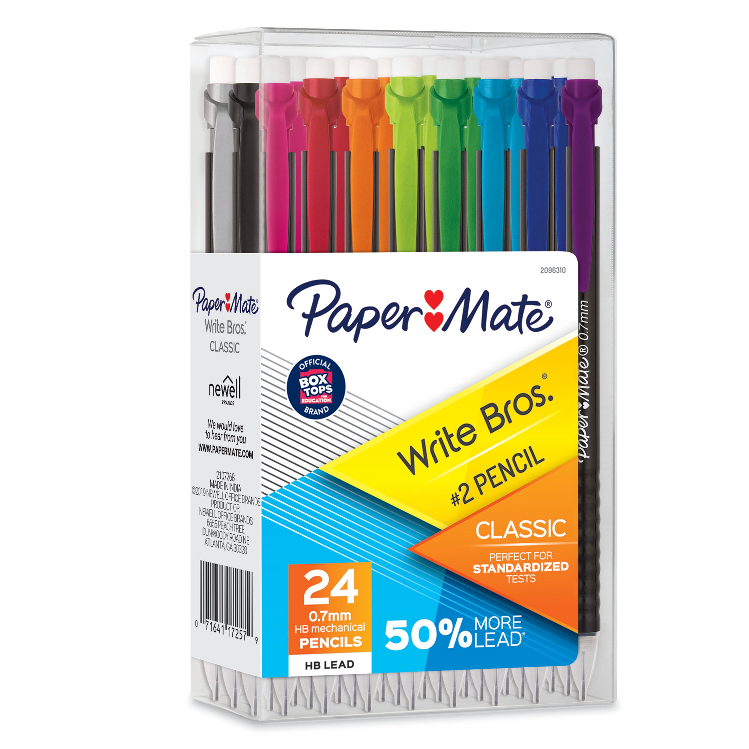 2 Mechanical Pencils 0.7mm Assorted Colors 24 Count for sale online Pen Gear No