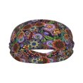 thumbnail image 3 of Rocae Vintage Floral for Sweatbands Sports Headband for Men and Women,Fashion Sweat Bands Headbands for Running,Cycling,Football, Yoga, Fitness, 3 of 9