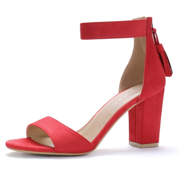 high heel sandals with tassels