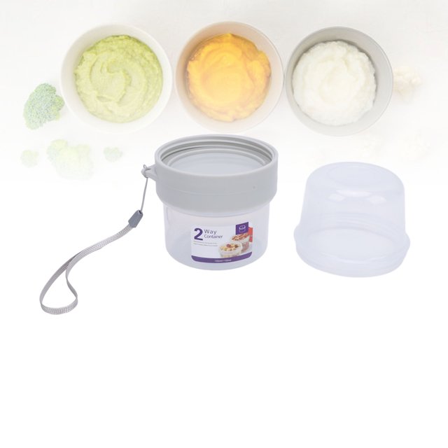 Yogurt P arfait Cup, Breakfast On The Go Cups Portable Yogurt Cups Sealed Double Layer Food Container, Salad Airtight Box Yogurt Container for Cereal Oatmeal Fruit