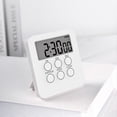 thumbnail image 2 of Digital Timer Clock Magnetic Cooking Countdown Alarm 24 Hours with LCD Screen Mute Mode for Studying Sports Office Classroom Library, 2 of 5