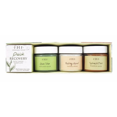 Mask Sampler - Farmhouse Fresh QUICK RECOVERY Face Mask Sampler, Guac Star, Pudding Apeel, Splendid Dirt