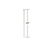 kathy ireland HOME - Accessory-Diameter Extension Rod-0.5 Inches Wide by 12