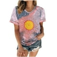 thumbnail image 1 of Pntutb camiseta de mujer camisetas divertidas lindas de manga corta camiseta Tie-Dye camiseta tops blusa regalo para mujer Pntutb Pntutb-1065, 1 of 6
