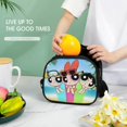 thumbnail image 6 of The Powerpuff Gi-rls Lunch Bags Reusable Insulated Lunchbox Container Handbags Adjustable Shoulder Bag, 6 of 8