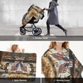 thumbnail image 6 of Car Seat Cover Baby - American Wildlife Deer Forest Breathable Infant Car Seat Cover for Baby Carseat, Lightweight Comfort Baby Essentials Must Haves Newborn Stuff for Girl Boy, 6 of 7