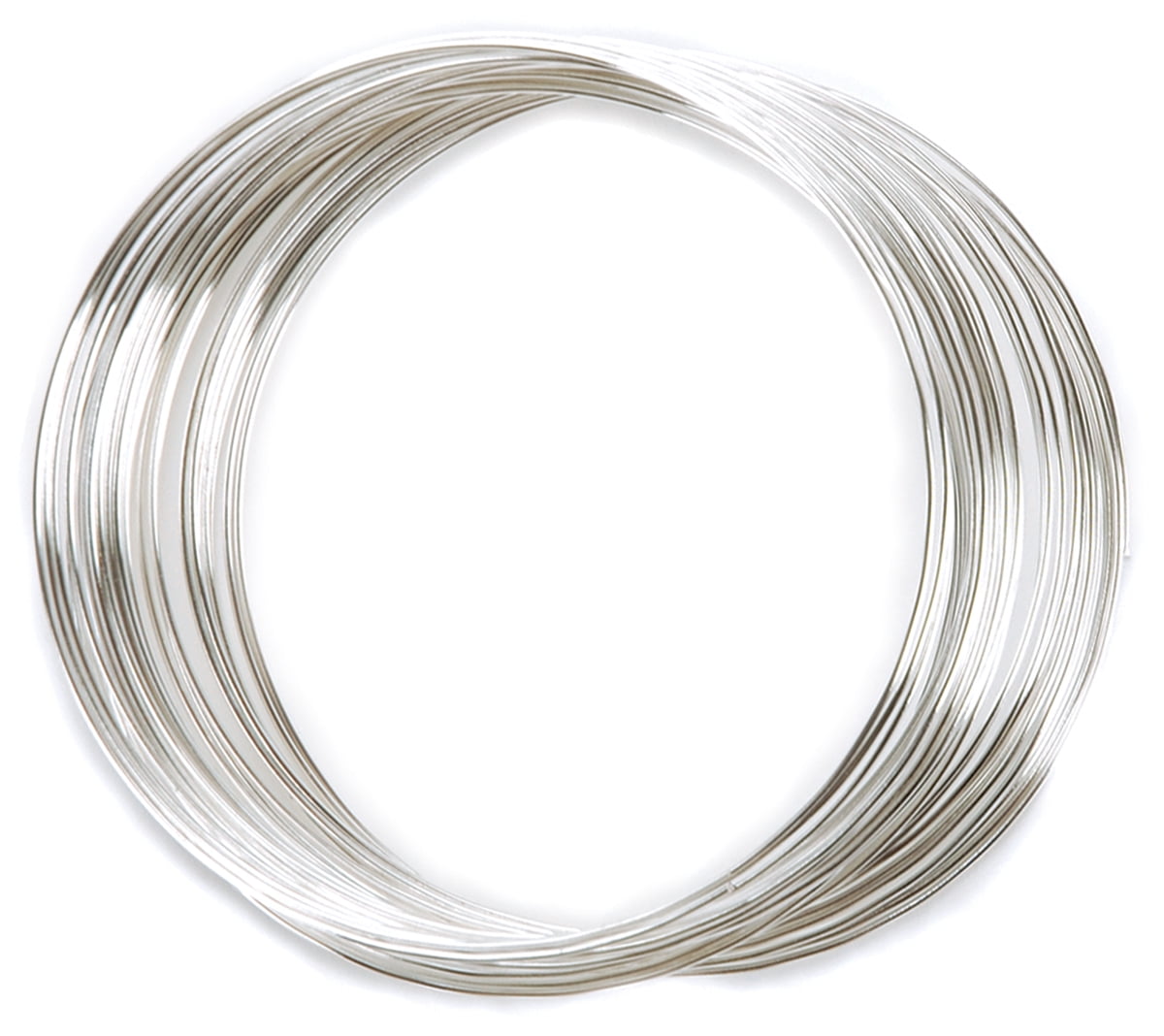 0.35-Ounce Beadalon Memory Wire Oval Bracelet Silver Plated 