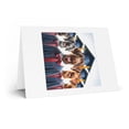 thumbnail image 2 of DistinctInk Greeting Card / Note Card - Spinoni Italiani Graduation - PACK of 3, 2 of 7
