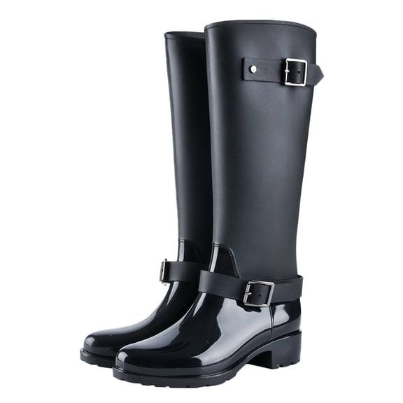 Raindrops  One-piece Hair-generation Rain Boots Woman Women's