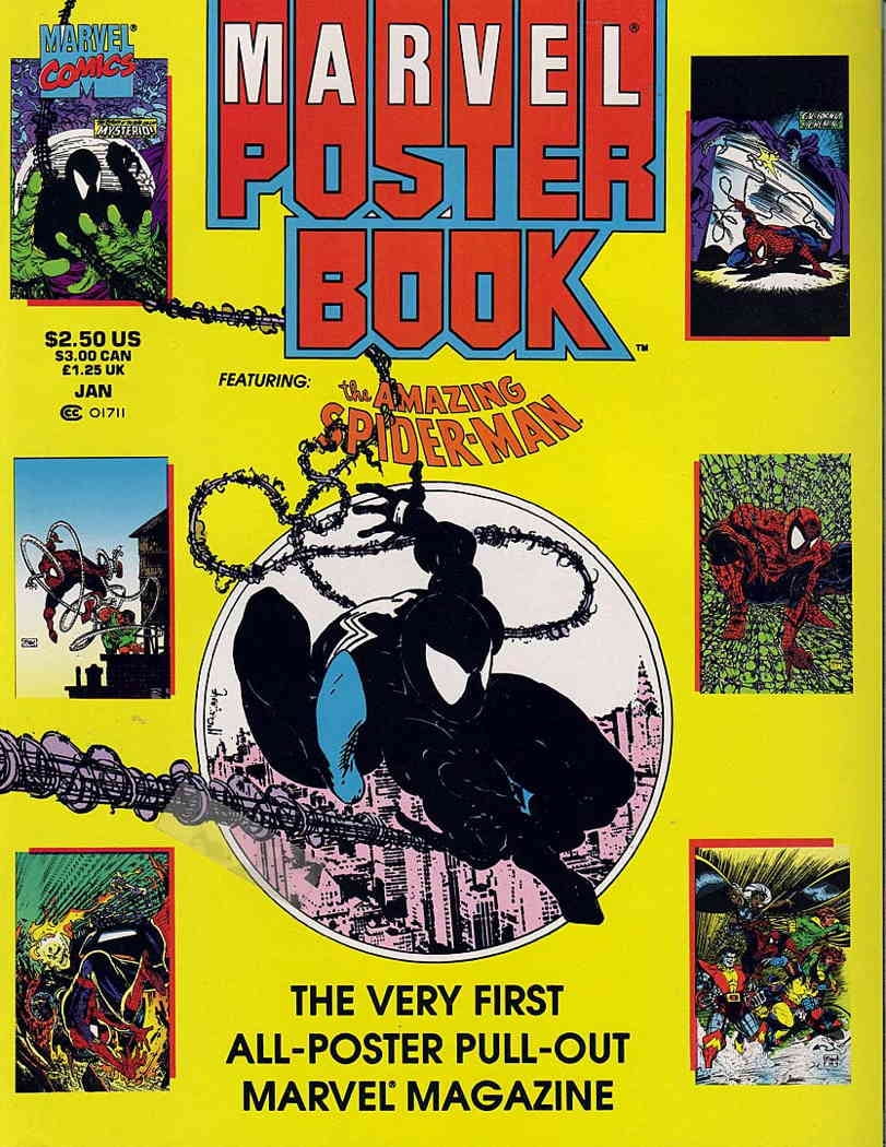 Marvel Poster Book 1 VF ; Marvel Comic Book
