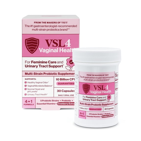 VSL4® Vaginal Health Daily Probiotic Supplement for Adults, 30 Count