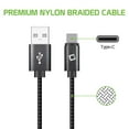 thumbnail image 3 of Cellet Mini Short Type-C USB Cable Compatible with TCL 20 XE - 4 inch, 3 of 8