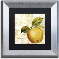 Trademark Fine Art "Cafe d?Or I" Canvas Art by Color Bakery Black Matte, Silver Frame