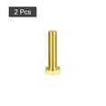 thumbnail image 3 of Unique Bargains Brass Hex Bolts, M12x50mm 2 Pack Fully Thread Grade 4.8 Machine Screws, 3 of 4