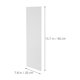 thumbnail image 2 of BESTYASH Difusor Rectangular De Para Reemplazo En Paneles LED Y Fluorescentes En Interiores, 2 of 8