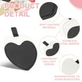 thumbnail image 3 of Uxcell 2Pcs Espejo de bolsillo pequeño para bolso, espejo compacto de maquillaje de acero inoxidable con funda de cuero (Negro), 3 of 7