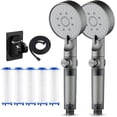 thumbnail image 1 of High Pressure 5-Mode Filtered Shower Head, Handheld Power Wash for Hard Water, Built-In Filtration System, Water Saving, Tool-Free Installation, Spa-like Experience for Bathrooms, 1 of 1