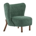 thumbnail image 2 of Christopher Knight Home Jace Modern Boucle Upholstered Accent Chair, Club Chair with Solid Wood Frame, Green, 2 of 8