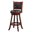 thumbnail image 1 of Boraam Rhea Tabouret de Bar Pivotant Rond 29 Pouces en Noisette, 1 of 4