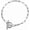 Steel, variant on Stainless Steel OT Buckle Paperclip Link Chain Bracelet for Women, Minimalist T-Bar Toggle Jewelry Gift